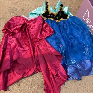 Disney Anna Dress with cape size 7/8